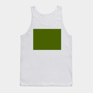 Khaki Block Design Tank Top